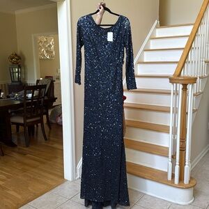 RUNWAY Naeem Khan Beaded Sequin Gown